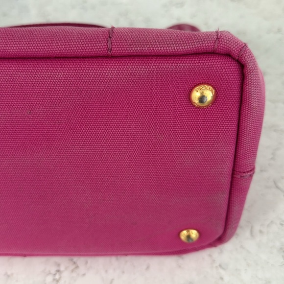 Prada Canapa Convertible Tote Canvas Mini - Picture 12 of 12